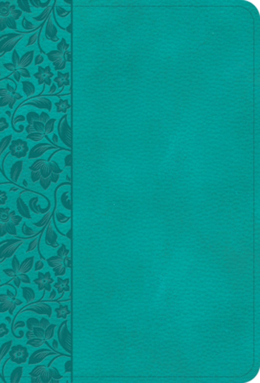 B NASB LARGE PRINT COMPACT REFERENCE BIBLE TEAL (RED LETTER EDITION)