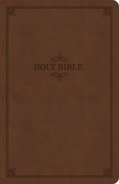 B KJV THINLINE BIBLE BROWN VALUE EDITION (RED LETTER EDITION)