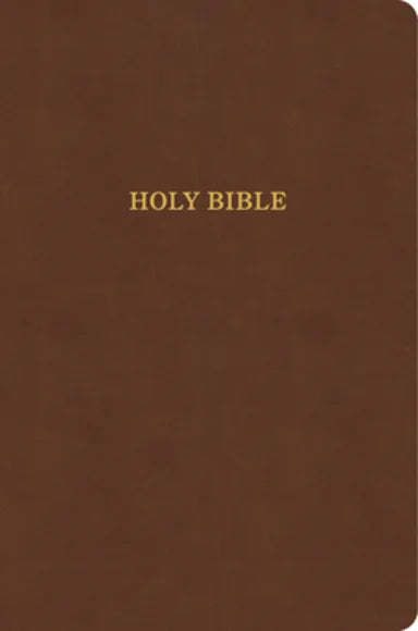 B KJV LARGE PRINT THINLINE BIBLE VALUE EDITION BROWN (RED LETTER EDITION)