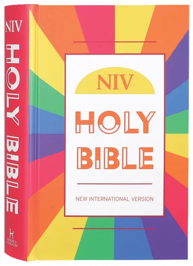 B NIV HOLY BIBLE RAINBOW (BRITISH SPELLING)