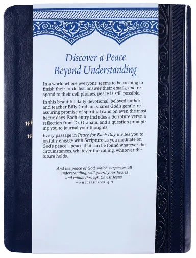 PEACE FOR EACH DAY: 365 DAY DEVOTIONAL