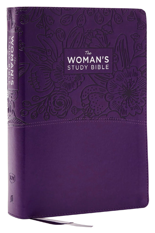 B KJV WOMAN'S STUDY BIBLE PURPLE (RED LETTER EDITION)