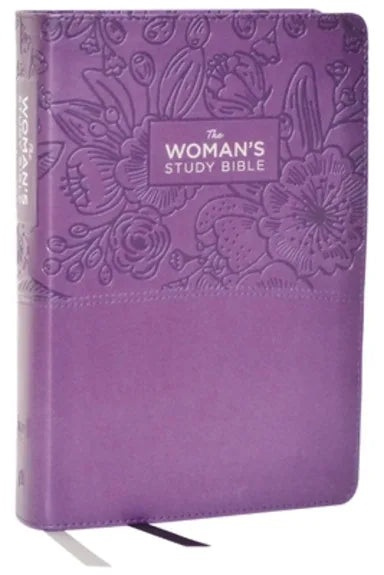 B KJV WOMAN'S STUDY BIBLE PURPLE (RED LETTER EDITION)