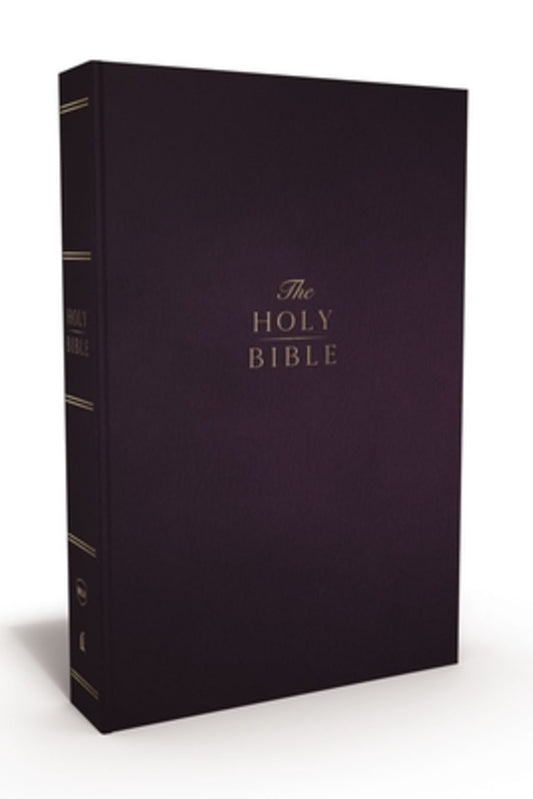 B NKJV COMPACT PARAGRAPH-STYLE REFERENCE BIBLE PURPLE (RED LETTER EDITION)