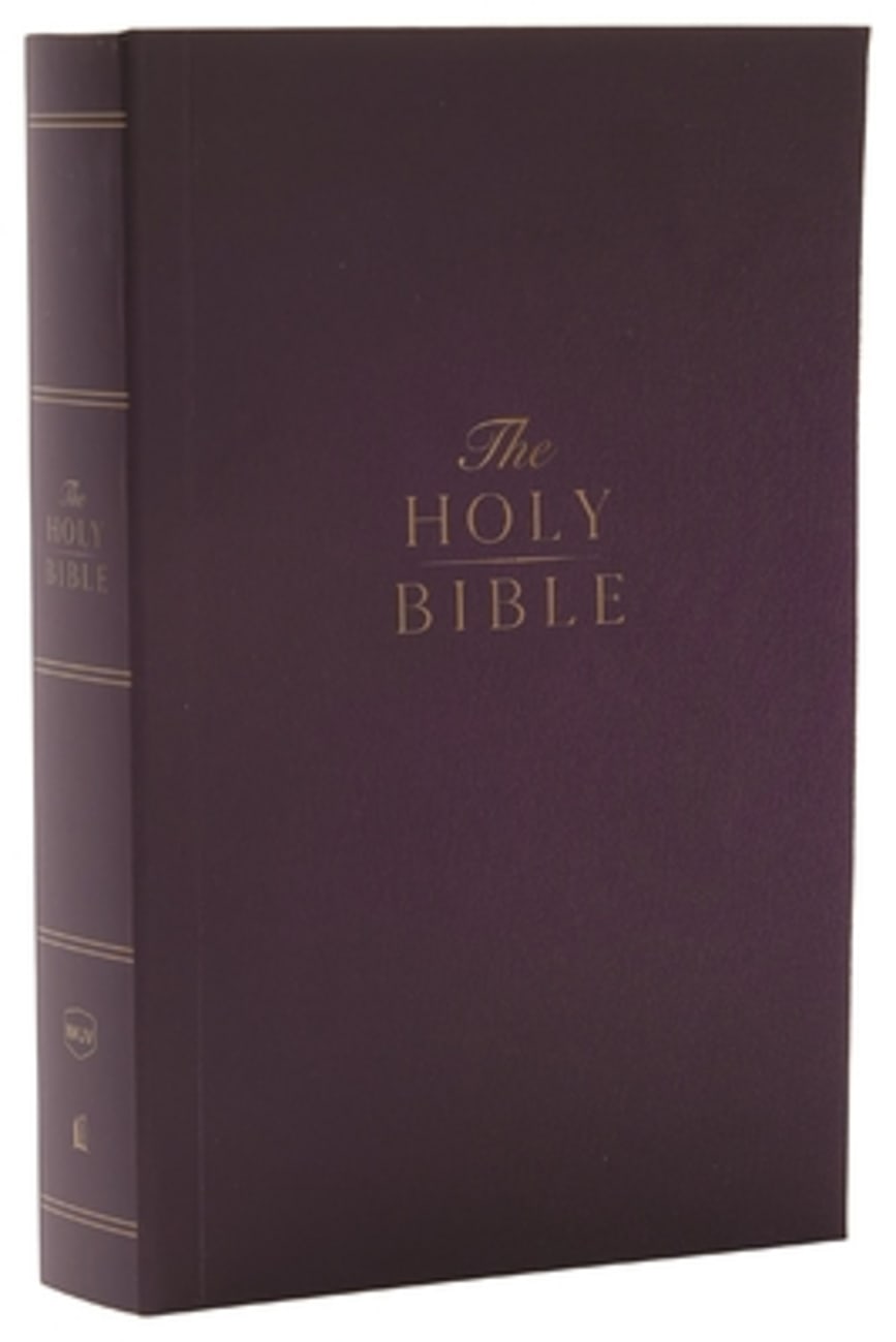 B NKJV COMPACT PARAGRAPH-STYLE REFERENCE BIBLE PURPLE (RED LETTER EDITION)