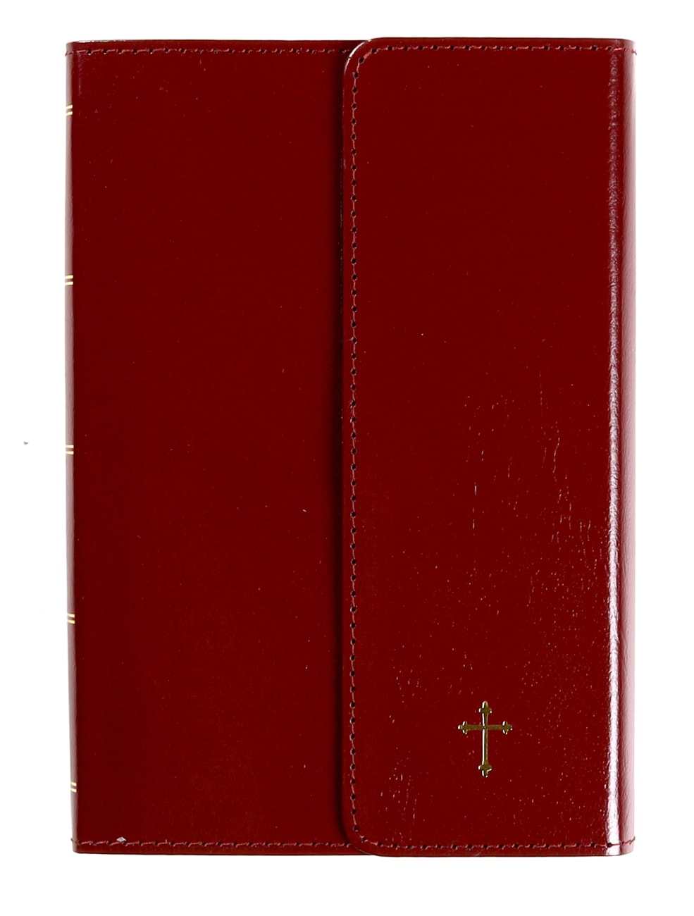 B NKJV COMPACT PARAGRAPH-STYLE REFERENCE BIBLE BURGUNDY (RED LETTER EDITION)