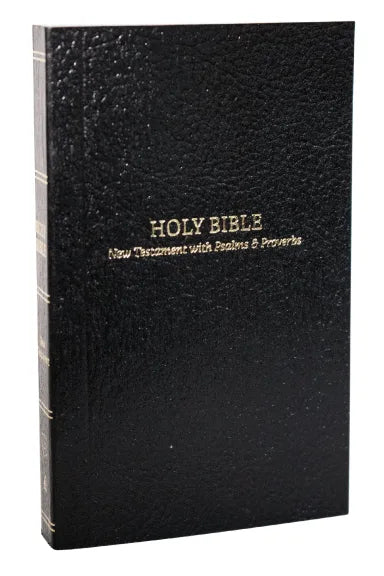 KJV POCKET NEW TESTAMENT WITH PSALMS AND PROVERBS BLACK (RED LETTER EDITION)