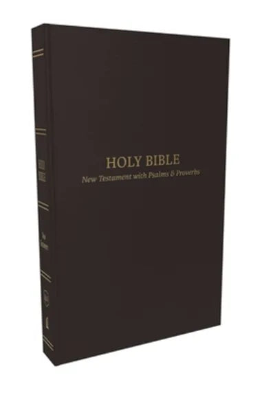 KJV POCKET NEW TESTAMENT WITH PSALMS AND PROVERBS BLACK (RED LETTER EDITION)