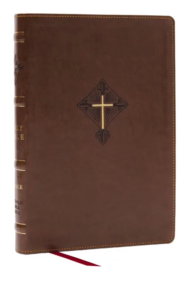 RSV2CE THINLINE LARGE PRINT CATHOLIC BIBLE  BROWN