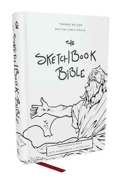 B NKJV SKETCHBOOK BIBLE (RED LETTER EDITION)