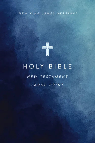 NKJV LARGE PRINT OUTREACH NEW TESTAMENT BIBLE  GEOMETRIC