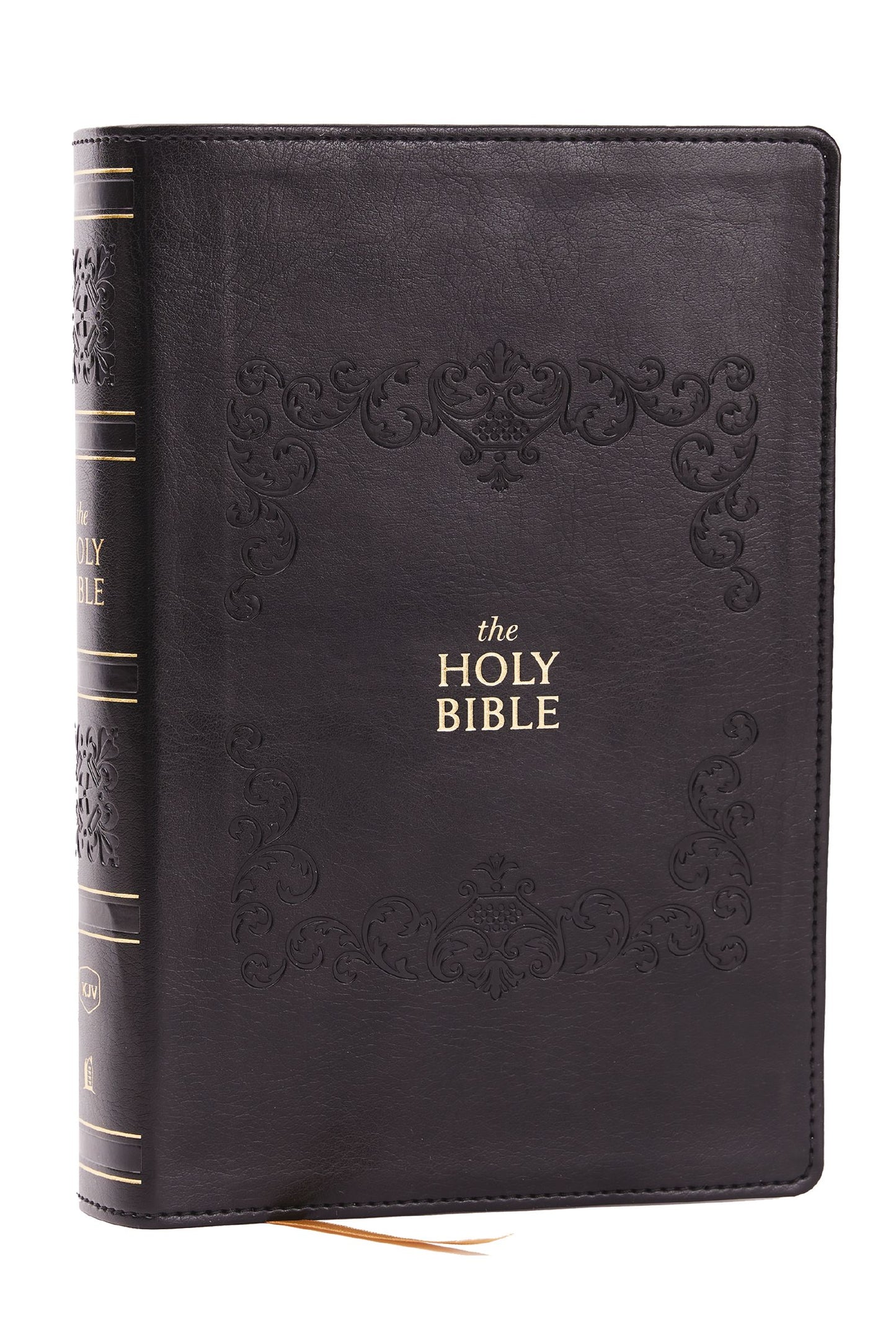 B KJV HOLY BIBLE PERSONAL SIZE GIANT PRINT  BLACK (RED LETTER EDITION)