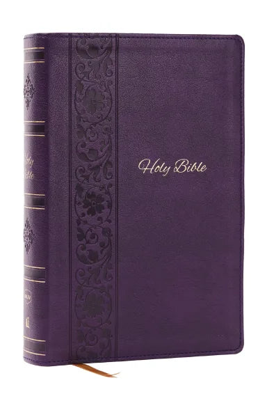 B NKJV BIBLE PERSONAL SIZE GIANT PRINT  PURPLE (RED LETTER EDITION)
