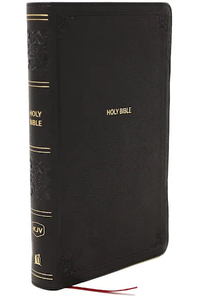 KJV GIANT PRINT END-OF-VERSE REFERENCE BIBLE BLACK (RED LETTER EDITION)