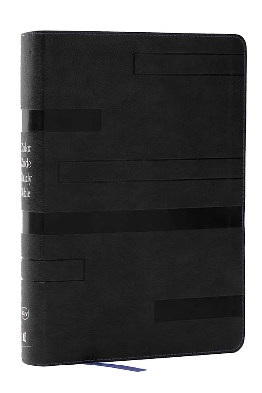 B KJV COLOR CODE STUDY BIBLE  BLACK (RED LETTER EDITION)