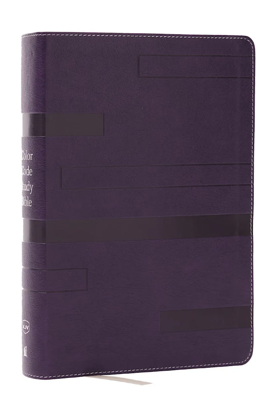 B KJV COLOR CODE STUDY BIBLE  PURPLE (RED LETTER EDITION)