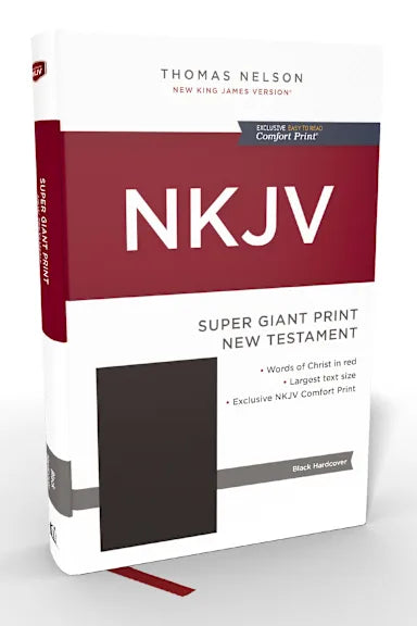 B NKJV SUPER GIANT PRINT NEW TESTAMENT (RED LETTER EDITION)