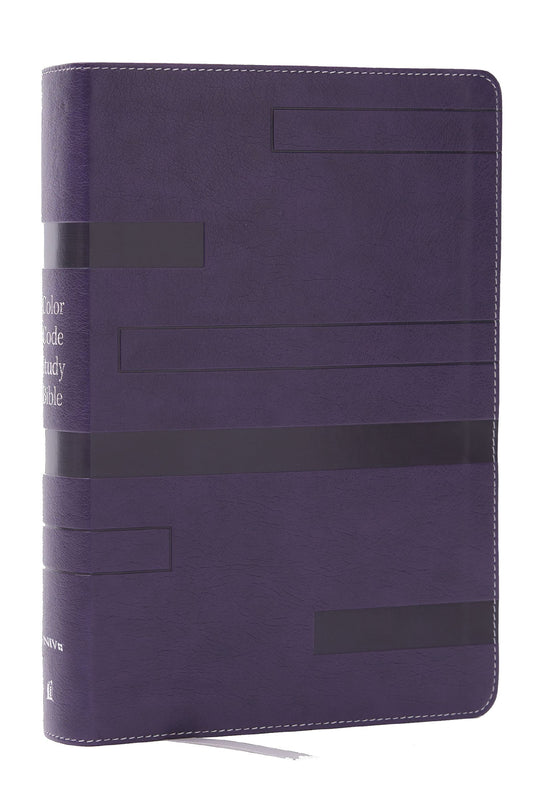 B NIV COLOR CODE STUDY BIBLE  PURPLE (RED LETTER EDITION)