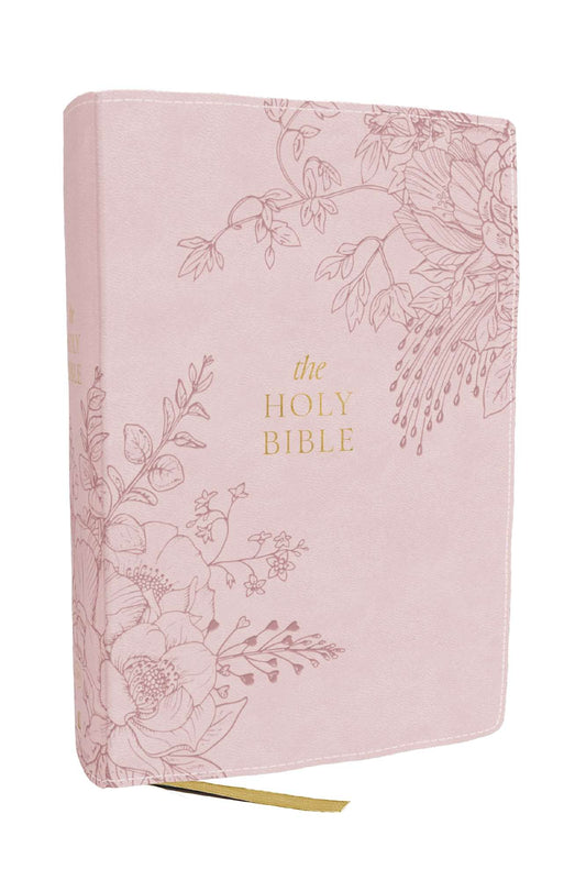 B KJV COMPACT LARGE PRINT BIBLE  PINK (RED LETTER EDITION)