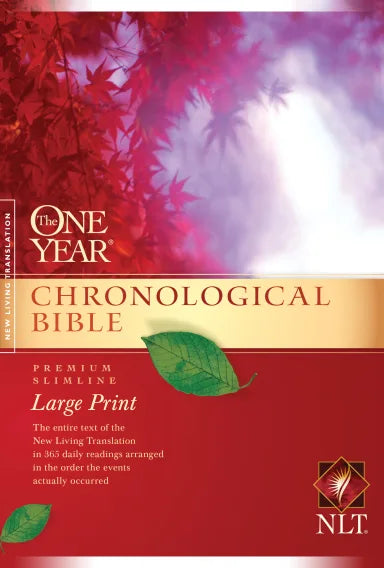 B NLT ONE YEAR CHRONOLOGICAL LARGE PRINT (BLACK LETTER EDITION)