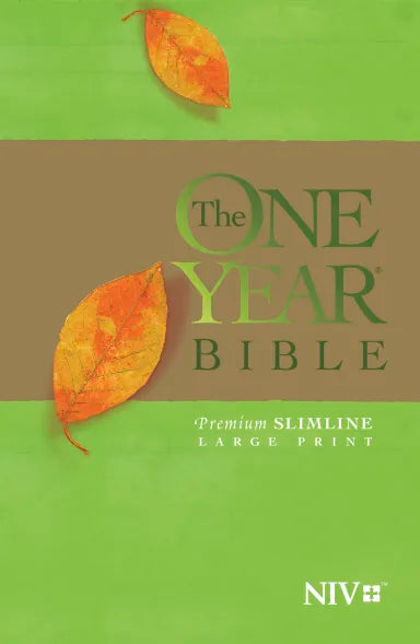 B NIV ONE YEAR BIBLE PREMIUM SLIMLINE LARGE PRINT (BLACK LETTER EDITION)