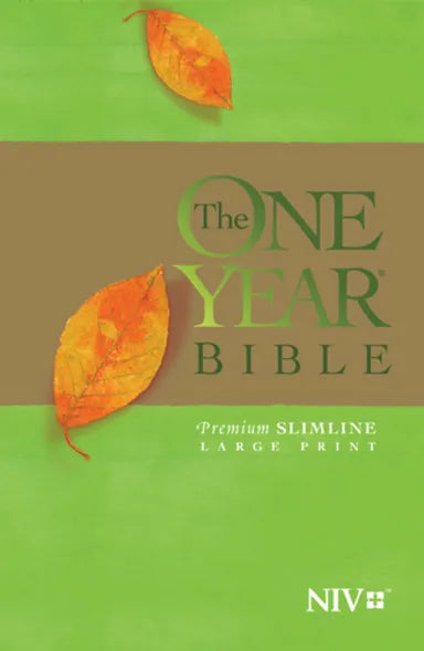 B NIV ONE YEAR BIBLE PREMIUM SLIMLINE LARGE PRINT (BLACK LETTER EDITION)