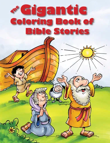 GIGANTIC COLOURING BOOK OF BIBLE STORIES