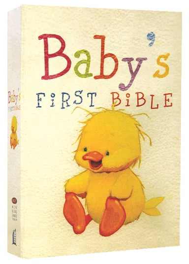 B NKJV BABY'S FIRST BIBLE PASTEL YELLOW (RED LETTER EDITION)