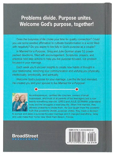 MARRIED FOR A PURPOSE: NEW HABITS OF THINKING FOR A HIGHER WAY OF LIVN EKLY DEVOTIONS FOR COUPLES