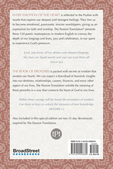 TPT PSALMS AND PROVERBS (2ND EDITION): 2-IN-1 COLLECTION WITH 31-DAY