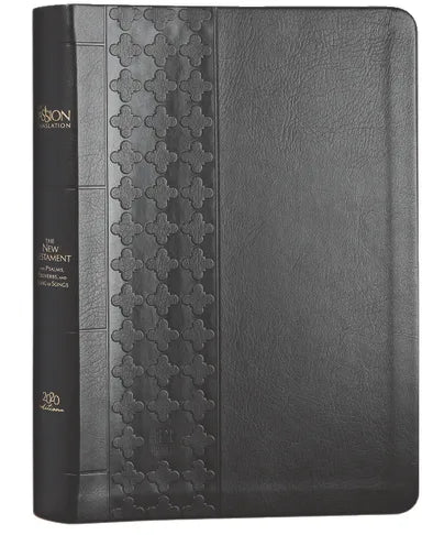 B TPT NEW TESTAMENT LARGE PRINT BLACK (WITH PSALMS  PROVERBS AND THE SONG OF SONGS) (BLACK LETTER EDITION)