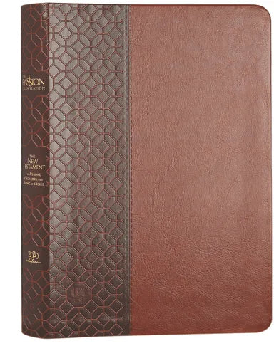 B TPT NEW TESTAMENT LARGE PRINT BROWN (WITH PSALMS  PROVERBS AND THE SONG OF SONGS) (BLACK LETTER EDITION)