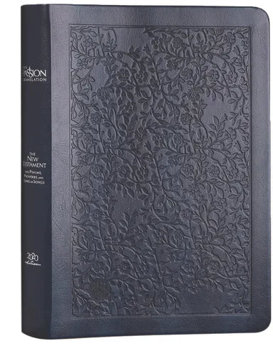 B TPT NEW TESTAMENT LARGE PRINT NAVY (WITH PSALMS  PROVERBS AND THE SONG OF SONGS) (BLACK LETTER EDITION)