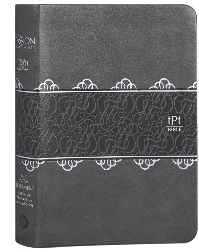 TPT NEW TESTAMENT COMPACT CHARCOAL (BLACK LETTER EDITION) (WITH PSALMS  PROVERBS AND THE SONG OF SONGS)