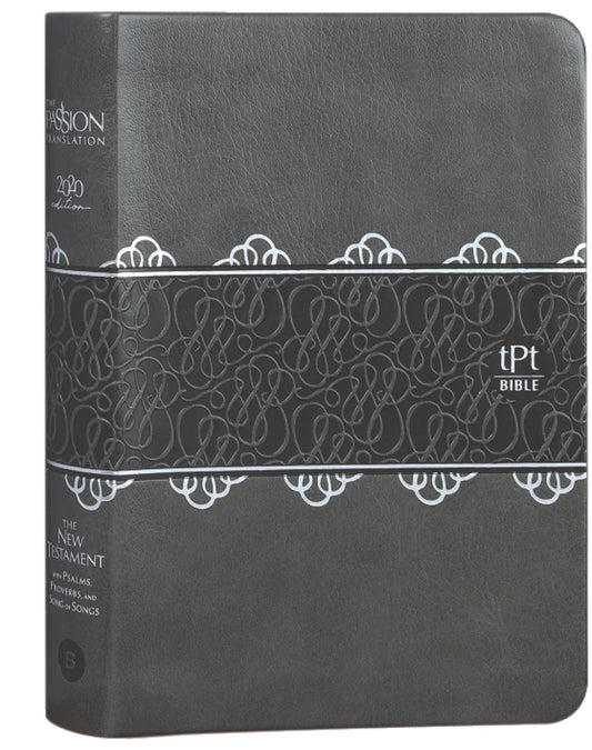 TPT NEW TESTAMENT COMPACT CHARCOAL (BLACK LETTER EDITION) (WITH PSALMS  PROVERBS AND THE SONG OF SONGS)