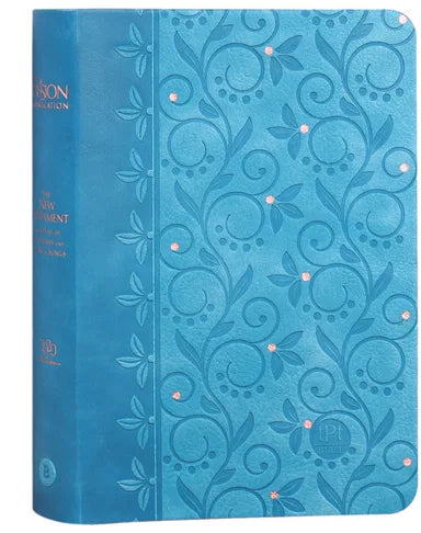 TPT NEW TESTAMENT COMPACT TEAL (BLACK LETTER EDITION) (WITH PSALMS  PROVERBS AND THE SONG OF SONGS)