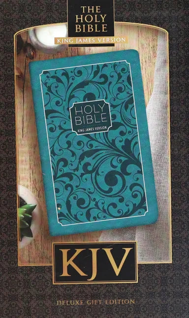 B KJV HOLY BIBLE ZIP TURQUOISE (RED LETTER EDITION)