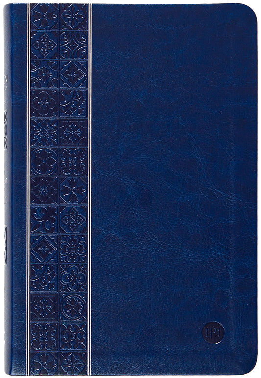 TPT NEW TESTAMENT 2020  COMPACT GIANT PRINT  NAVY (BLACK LETTER EDITION) (WITH PSALMS  PROVERBS AND THE SONG OF SONGS)