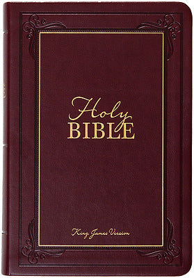 B KJV HOLY BIBLE GIANT PRINT COMPACT GARNET INDEXED (RED LETTER EDITION)