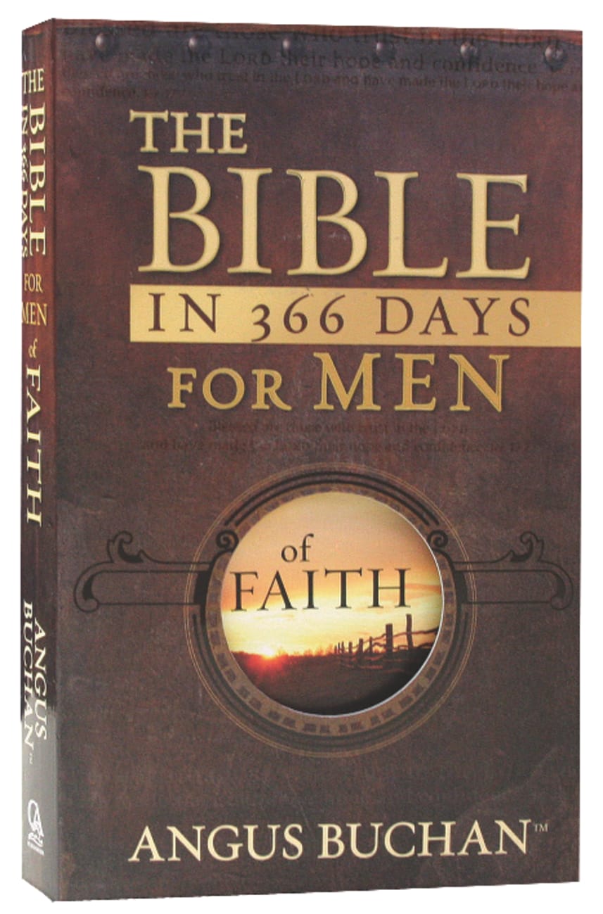 BIBLE IN 366 DAYS FOR MEN OF FAITH (NLT)