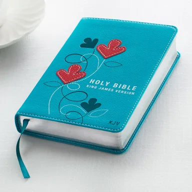 B KJV POCKET BIBLE TURQUOISE RED LETTER EDITION