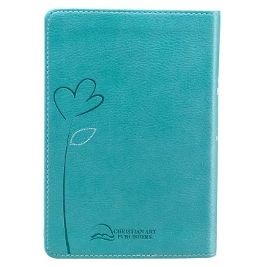 B KJV POCKET BIBLE TURQUOISE RED LETTER EDITION