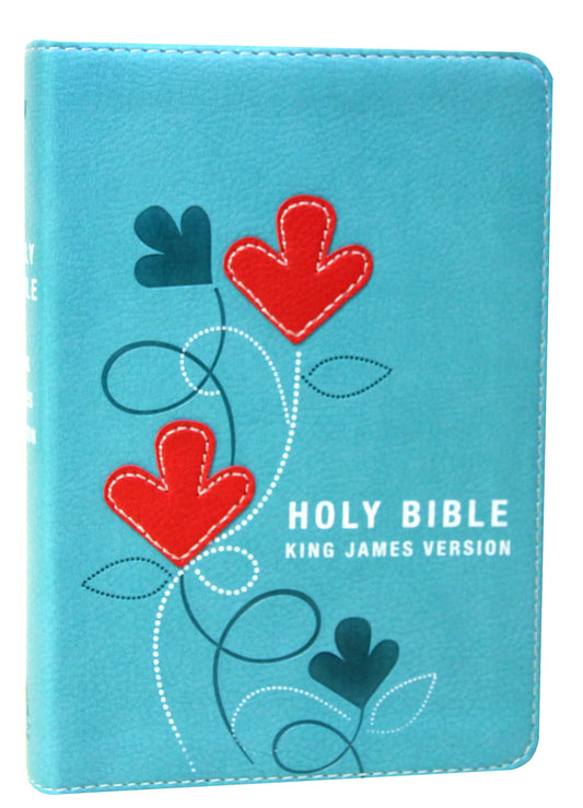 B KJV POCKET BIBLE TURQUOISE RED LETTER EDITION