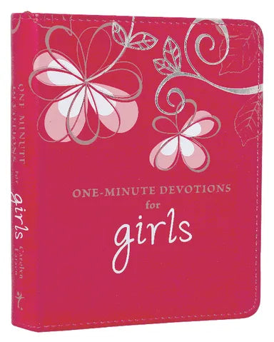 ONE MINUTE DEVOTIONS: FOR GIRLS PINK LUXLEATHER