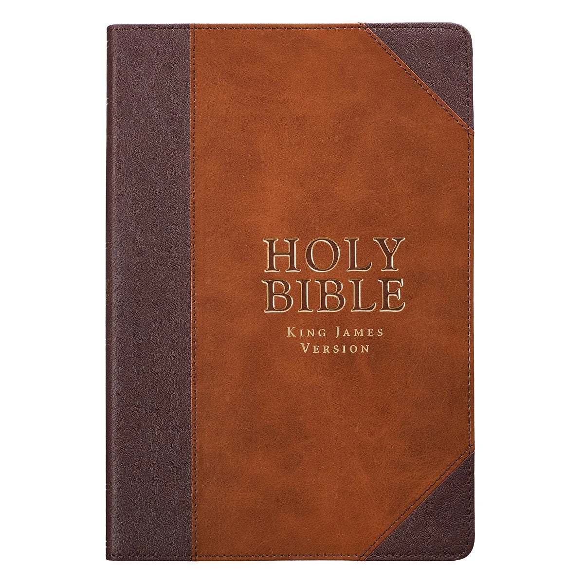 B KJV LARGE PRINT THINLINE BIBLE BROWN PORTFOLIO RED LETTER EDITION