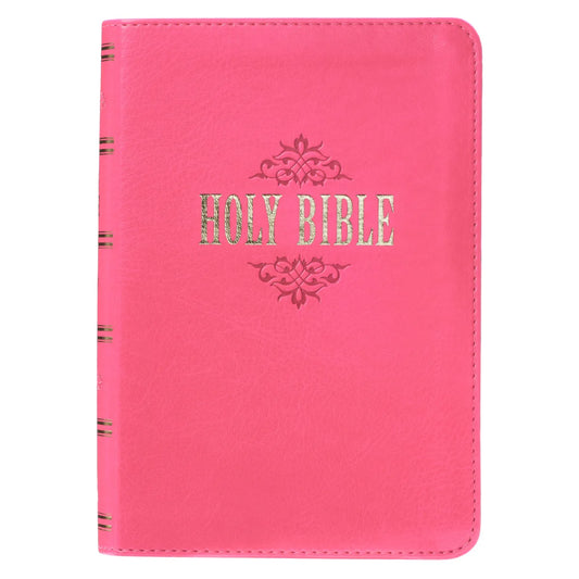 B KJV COMPACT LARGE PRINT PINK RED LETTER EDITION