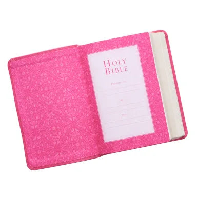 B KJV COMPACT LARGE PRINT PINK RED LETTER EDITION