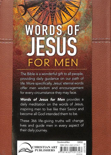 366 DEVOTIONS: WORDS OF JESUS FOR MEN (TAN)