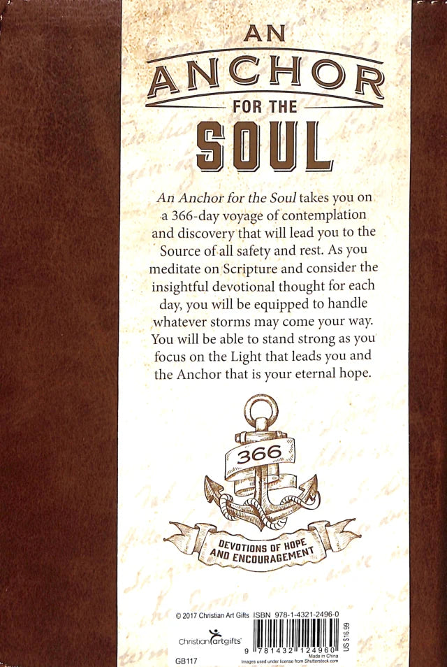 AN ANCHOR FOR THE SOUL (BROWN) (365 DAILY DEVOTIONS SERIES)