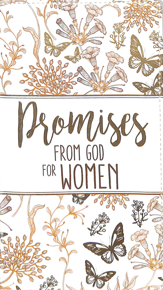 PROMISES FROM GOD FOR WOMEN  BUTTERFLIES/FLORAL LUXLEATHER